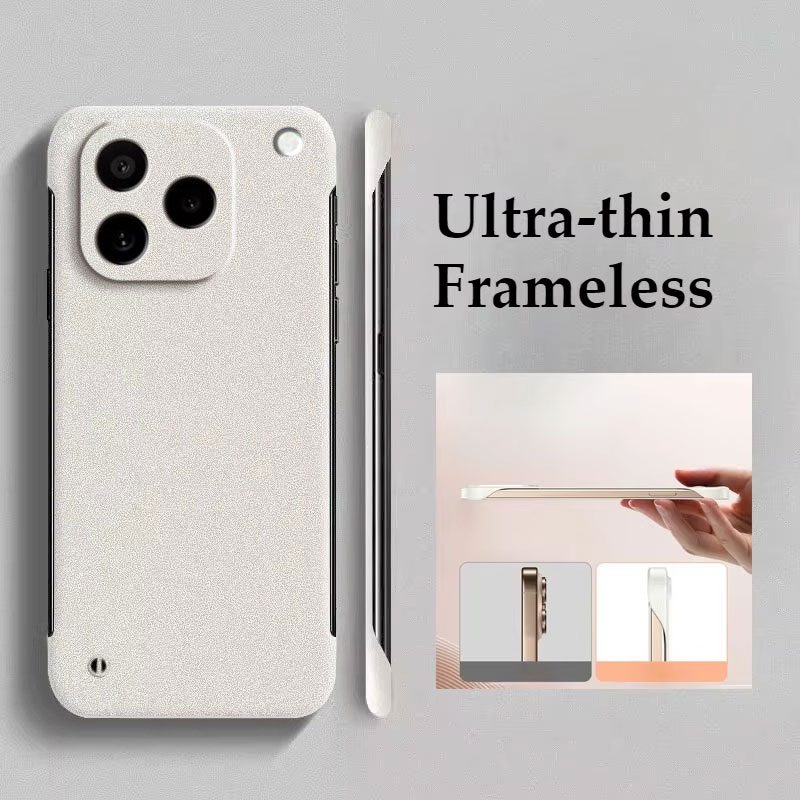 Ultra Thin Frameless Phone Cover - Casing Belakang Pelindung Lensa Anti Benturan
