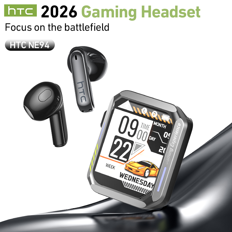Earphones - Headset TWS Gaming HTC NE94 dengan