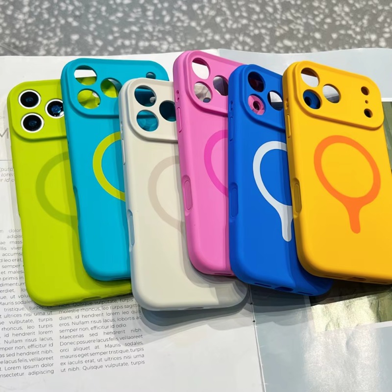 Liquid Silicone Magnetic Phone Case - Casing Ponsel Magnetik Silikon Cair untuk