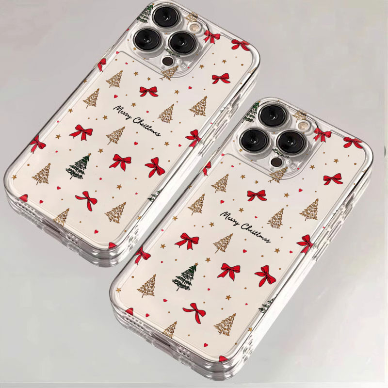 Clear Shockproof Bumper Case - Casing Telepon Anti Benturan Transparan Bertema