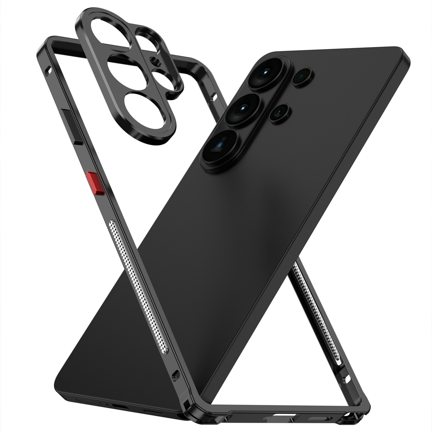 Casing Ponsel Samsung Galaxy S - Metal Bumper Aluminum Frame Case ulasan dan harga