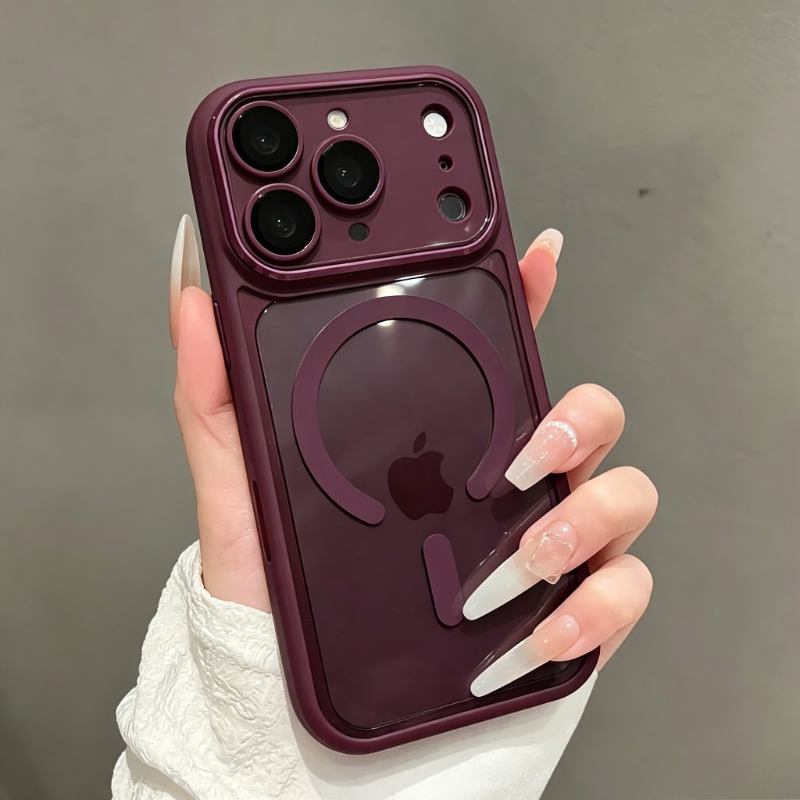 Casing Magnetik Transparan den - Clear Shockproof Bumper Case ulasan dan harga