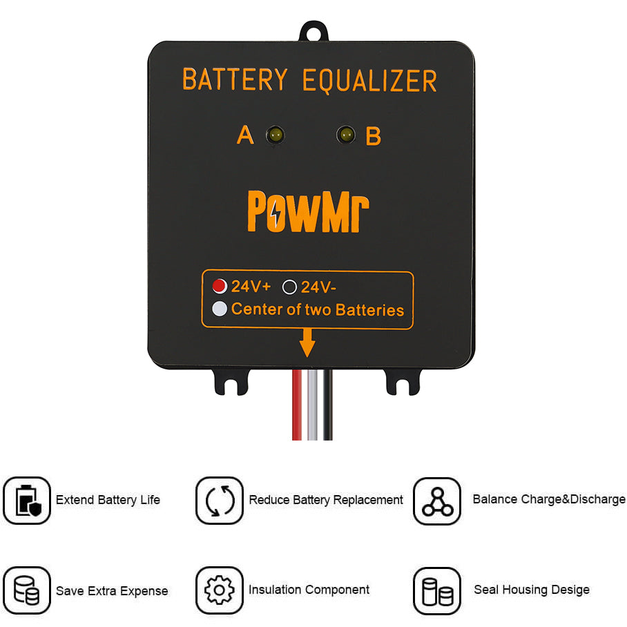 PowMr BE24 Penyeimbang Baterai - Power Banks ulasan dan harga