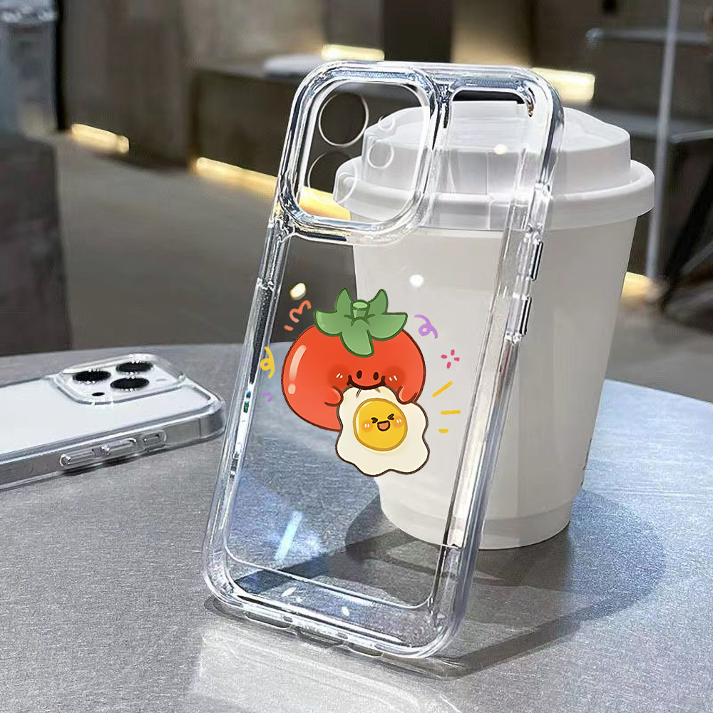 Casing HP Mini Bunga untuk iPh - Clear Shockproof Bumper Case ulasan dan harga