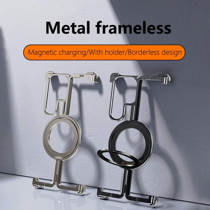 Casing ponsel pemegang magneti - Metal Bumper Aluminum Frame Case ulasan dan harga