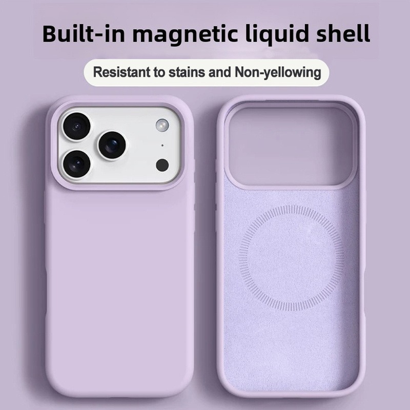 Casing Ponsel Magnetik Silikon - Liquid Silicone Magnetic Phone Case ulasan dan harga