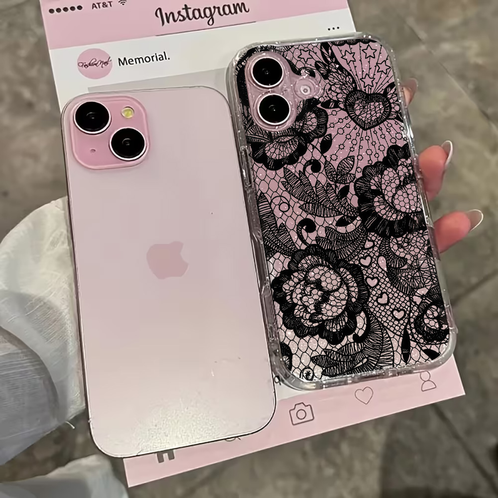 Casing Ponsel Transparan Motif - Clear Shockproof Bumper Case ulasan dan harga